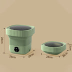 💦💦LETZTER TAG VERKAUF【54 % Rabatt】 🌟🌟Mini-Faltbare Antibakterielle Waschmaschine