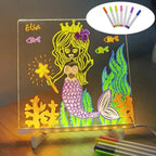 🎅🎅Weihnachtsaktion 50 % Rabatt - Das beste Geschenk für ein Kind🎁🎁Kreatives Wiederbeschreibbares Acryl LED Nachrichtenschild