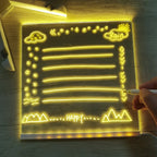 🎅🎅Weihnachtsaktion 50 % Rabatt - Das beste Geschenk für ein Kind🎁🎁Kreatives Wiederbeschreibbares Acryl LED Nachrichtenschild