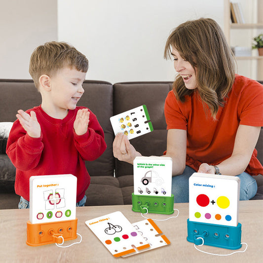 🎁🎄Weihnachtsangebot 50 % Rabatt✨【Logikspielzeug-Set für Kinder】✨ – Pädagogisches Montessori-Schloss- und Schlüsselspiel für Kinder von 2 bis 6 Jahren!👼