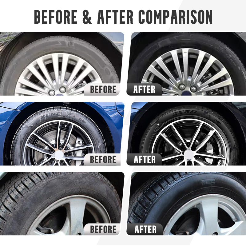 🛡️✨ Hochwirksamer Reifen-Glanz & Schutzspray – Schützt vor UV, Rissen & Vergrauen! 💪🚗