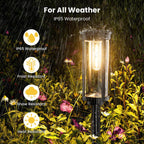 🌙✨ Solar-Gartenleuchte im Retro-Design: 2+1 GRATIS! 🏡💡 Filament-Optik, IP65 wasserdicht & 14 Std. Leuchtdauer für gemütliche Sommerabende