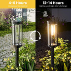 🌙✨ Solar-Gartenleuchte im Retro-Design: 2+1 GRATIS! 🏡💡 Filament-Optik, IP65 wasserdicht & 14 Std. Leuchtdauer für gemütliche Sommerabende