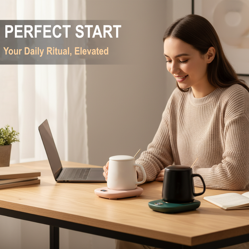 ❄️❄️Winter-Essentials☕☕Intelligenter digitaler Display-beheizter Untersetzer