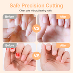 🔥🔥 Multifunktionalität🌈🌈Elektrische Nagelschere mit Licht