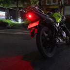 🔦 Drahtloses, vibrationsaktiviertes Blinklicht – 7-farbiges LED-Sicherheitssignallicht, geeignet für Autos, Fahrräder, Motorräder und den Einsatz im Freien 🚴‍♂️🚗✨