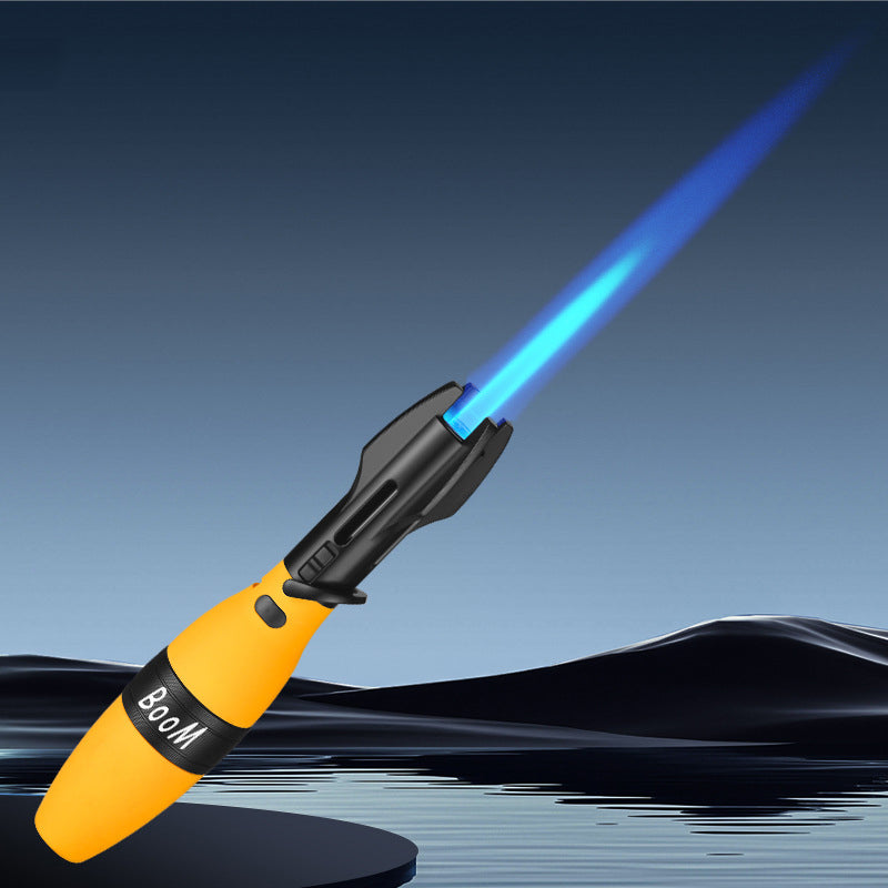 🔥🔥 Kreatives Raketen-Fidget-Feuerzeug - 74 % Rabatt🚀🚀 Windbeständige blaue Flamme + Stressabbau durch Drehen – stylisch & langlebig!