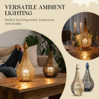 🏰🏰Künstlerischer Kerzenleuchter mit Metall-Filigrandesign - 50 % Rabatt🌠🌠Elegante Atmosphäre & robuster Stand