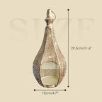 🏰🏰Künstlerischer Kerzenleuchter mit Metall-Filigrandesign - 50 % Rabatt🌠🌠Elegante Atmosphäre & robuster Stand