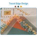 🌟 Heißer Sale: 50 % Rabatt 🛋️ Sofabezug im Bohème-Stil 💝 Wendbares Design mit Fransen