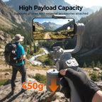 🎥 KI-Tracking-Smartphone-Gimbal: 3-Achsen-Stabilisierung + 360°-Drehung + zwei Fülllichter! ✨