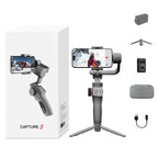 🎥 KI-Tracking-Smartphone-Gimbal: 3-Achsen-Stabilisierung + 360°-Drehung + zwei Fülllichter! ✨