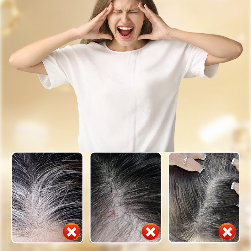 💥💥 Schnell, Einfach, Natürlich – Hol dir 3, zahl nur 2!⭐⭐2-in-1 Haarfarben-Stift