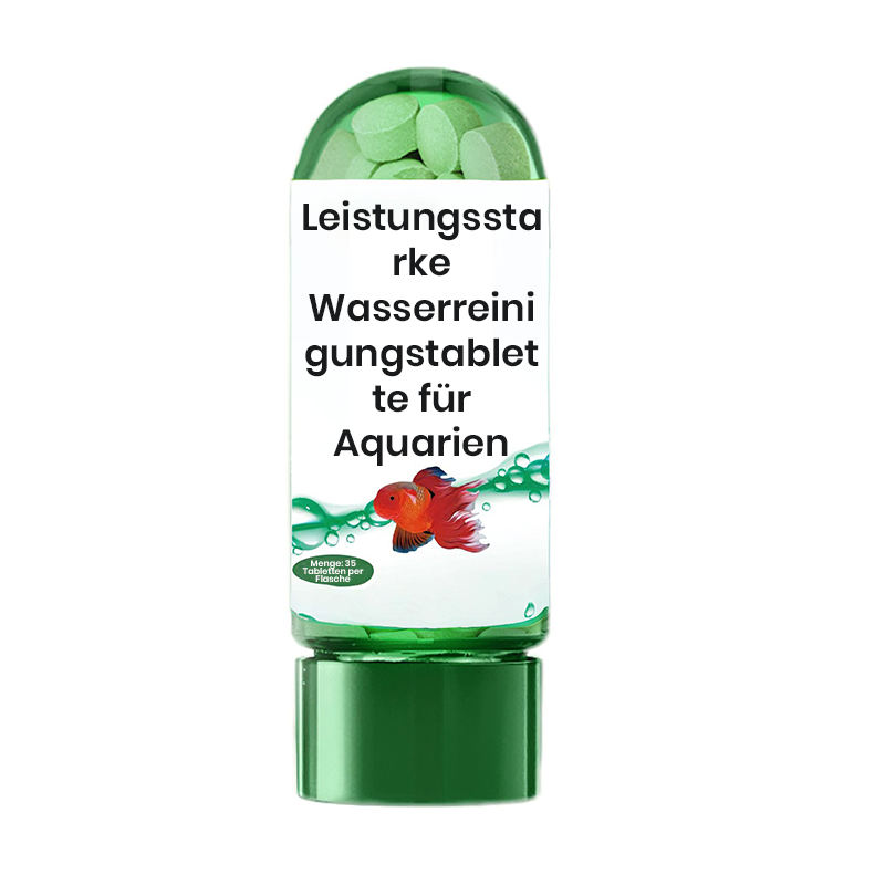 🚀💧Wasserreinigungstablette für Aquarien kaufen 5 und erhalten 5 gratis♻️💧 – Leistungsstarke Reinigung, klares Wasser, gesunde Fische