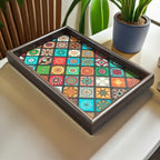 👾👾Einzigartiges Geschenk - 50%Rabatt🍇🍇Aufbewahrungstablett im Bohème-Stil für zu Hause