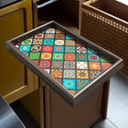 👾👾Einzigartiges Geschenk - 50%Rabatt🍇🍇Aufbewahrungstablett im Bohème-Stil für zu Hause