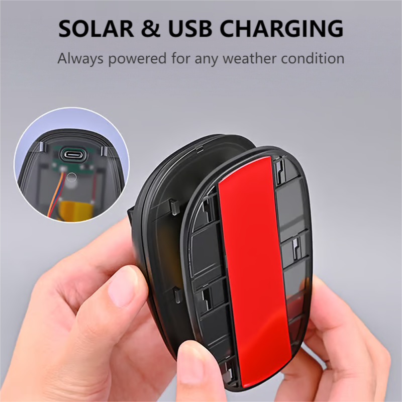 ⚡️🚗 Solar-Autodachleuchte mit Fernbedienung – Wasserdicht, energieeffizient & einfach zu montieren. Nie wieder Batteriewechsel! ☀️💡