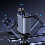 🏎️🏎️50 % Rabatt⚡⚡Multifunktionales Schnellladegerät für Autos mit einziehbarem Kabel