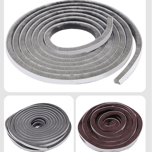 Selbstklebende Bürstendichtung für Türspalten