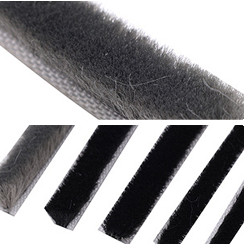 Selbstklebende Bürstendichtung für Türspalten