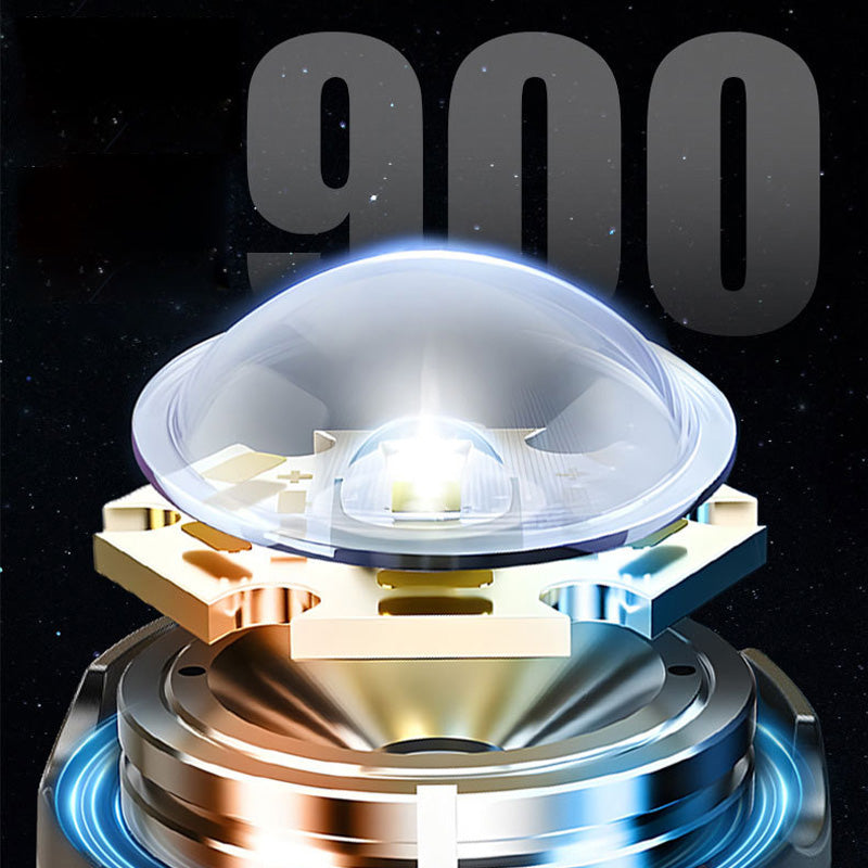 🎅Weihnachts-Sonderangebot: 50 % Rabatt🎁LED Strong Light Einziehbare Taschenlampe