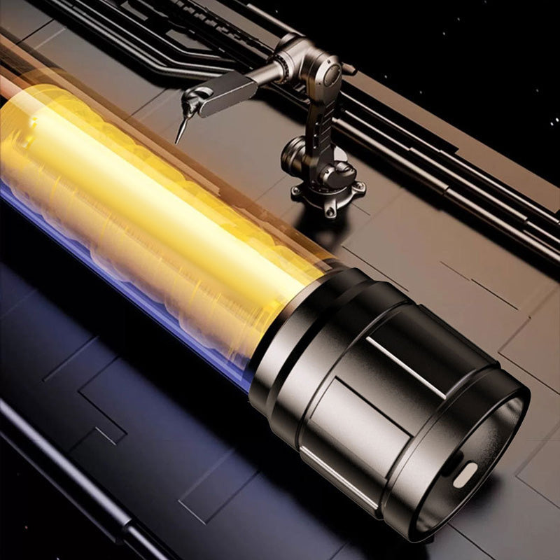 🎅Weihnachts-Sonderangebot: 50 % Rabatt🎁LED Strong Light Einziehbare Taschenlampe