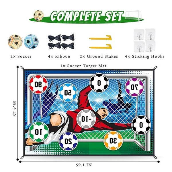 ⚽🌟 Fußballspielset für Kinder mit aufblasbarem Tor & Ball – Perfekt für Garten, Strand & Park! 🌳🎯 Leicht, robust & komplett – fördert Bewegung & Spielspaß nachhaltig!