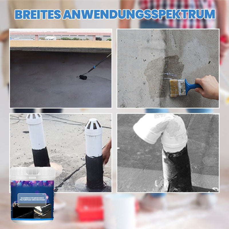 🛡️🏠 Hochwertige wasserdichte PU-Beschichtung – Einfach auftragen, vielseitiger Langzeitschutz für Haus & Alltag! ✨🛡️