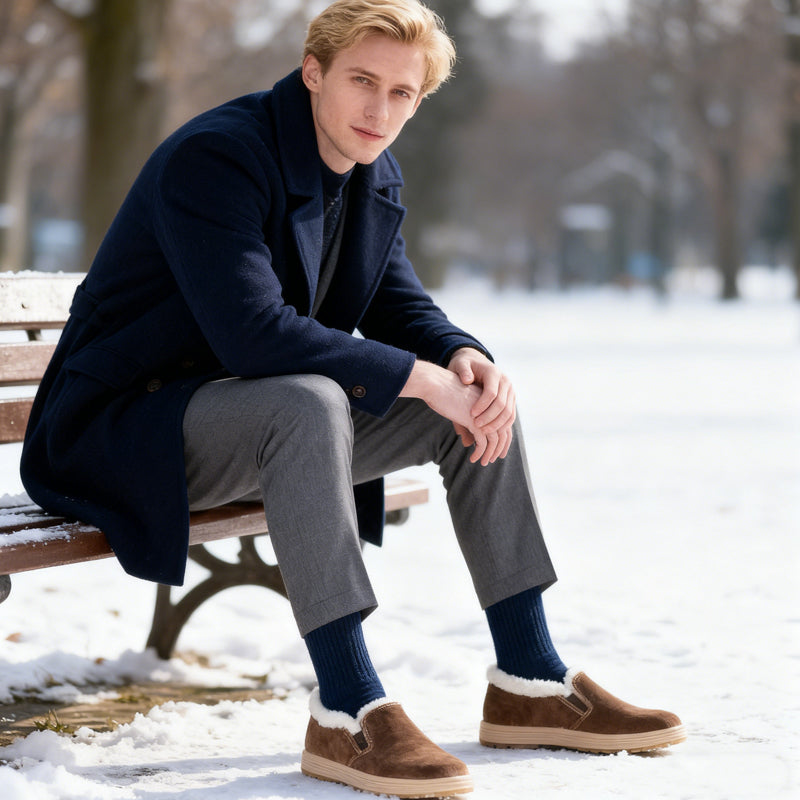 👞2026 Neueste Modelle ~ 50 % Rabatt 👞Warme und bequeme Slipper für Herren