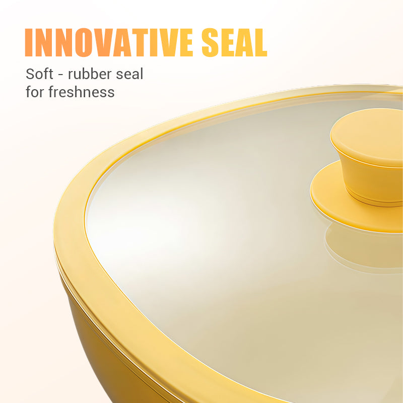 🏆🏆Die praktische Quadrat-Pfanne🧀🥗20% mehr Inhalt, 0% Anbrennen