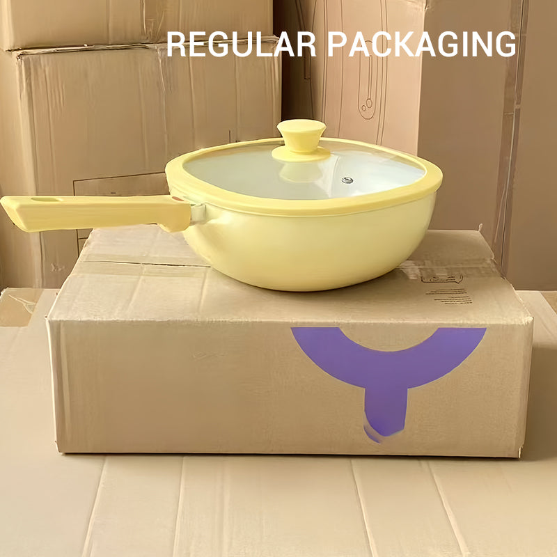 🏆🏆Die praktische Quadrat-Pfanne🧀🥗20% mehr Inhalt, 0% Anbrennen