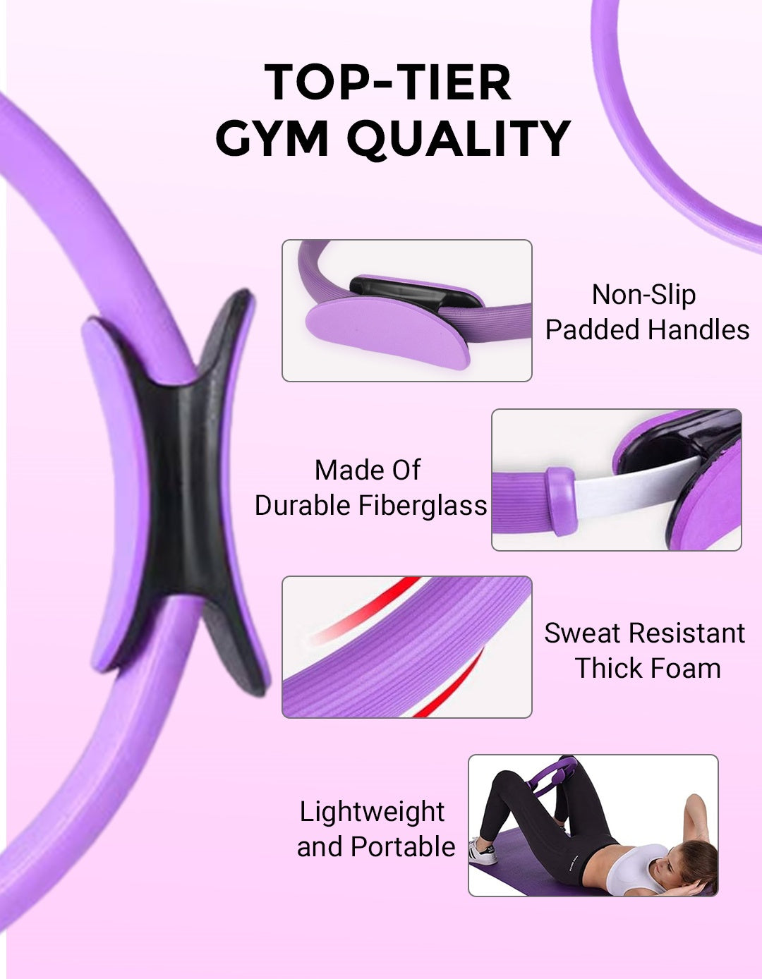 💪🌸 Formen, stärken, Haltung verbessern – der All-in-One-Pilatesring für jedes Level! 🌿✨ Nachhaltig & effektiv für zuhause.