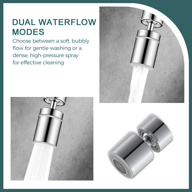 🚰✨ 360° Drehbarer Wasserhahn mit 2-in-1-Funktion & Trinkwassersprudler – Präzise Armaturen für flexibles, nachhaltiges Kochen! 🌱💧