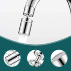 🚰✨ 360° Drehbarer Wasserhahn mit 2-in-1-Funktion & Trinkwassersprudler – Präzise Armaturen für flexibles, nachhaltiges Kochen! 🌱💧