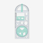 ✏️📐 Multifunktionales Geometrie-Zeichenlineal – Dein ✨🎯 präzises All-in-One-Werkzeug für Schule, Büro & Design!