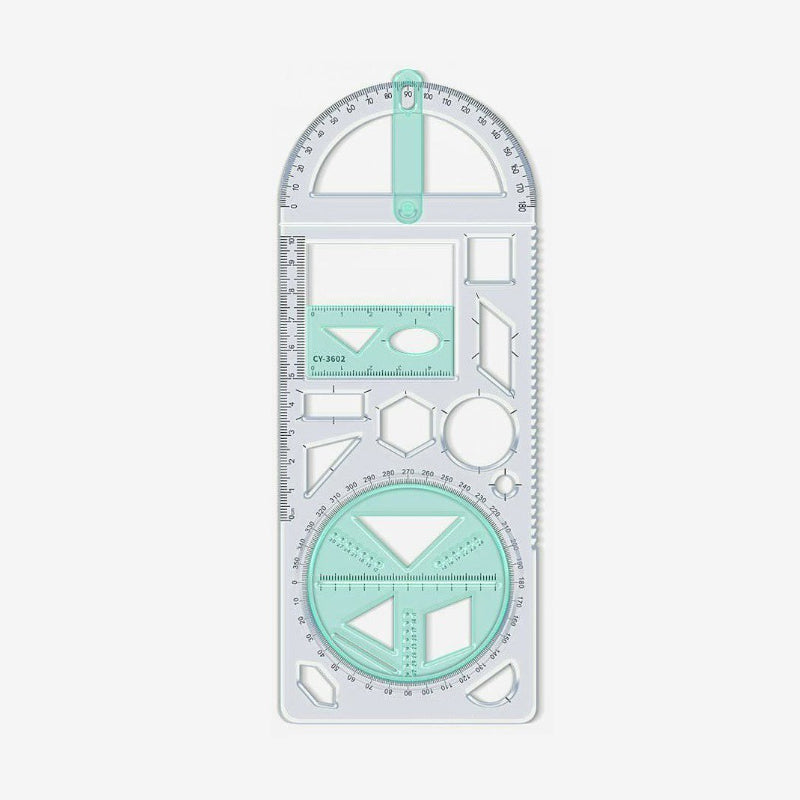 ✏️📐 Multifunktionales Geometrie-Zeichenlineal – Dein ✨🎯 präzises All-in-One-Werkzeug für Schule, Büro & Design!