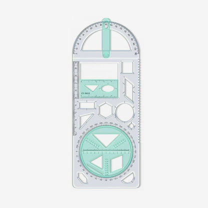 ✏️📐 Multifunktionales Geometrie-Zeichenlineal – Dein ✨🎯 präzises All-in-One-Werkzeug für Schule, Büro & Design!
