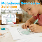 ✏️📐 Multifunktionales Geometrie-Zeichenlineal – Dein ✨🎯 präzises All-in-One-Werkzeug für Schule, Büro & Design!