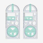 ✏️📐 Multifunktionales Geometrie-Zeichenlineal – Dein ✨🎯 präzises All-in-One-Werkzeug für Schule, Büro & Design!