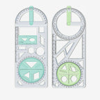 ✏️📐 Multifunktionales Geometrie-Zeichenlineal – Dein ✨🎯 präzises All-in-One-Werkzeug für Schule, Büro & Design!