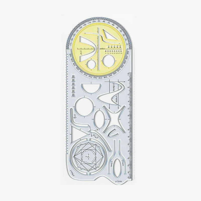 ✏️📐 Multifunktionales Geometrie-Zeichenlineal – Dein ✨🎯 präzises All-in-One-Werkzeug für Schule, Büro & Design!