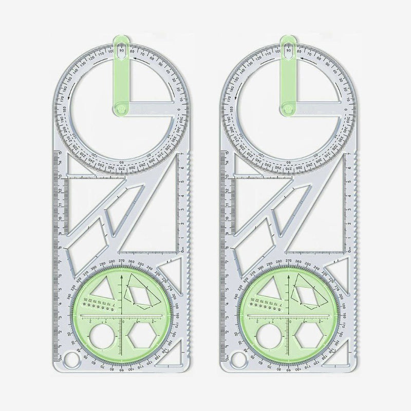 ✏️📐 Multifunktionales Geometrie-Zeichenlineal – Dein ✨🎯 präzises All-in-One-Werkzeug für Schule, Büro & Design!