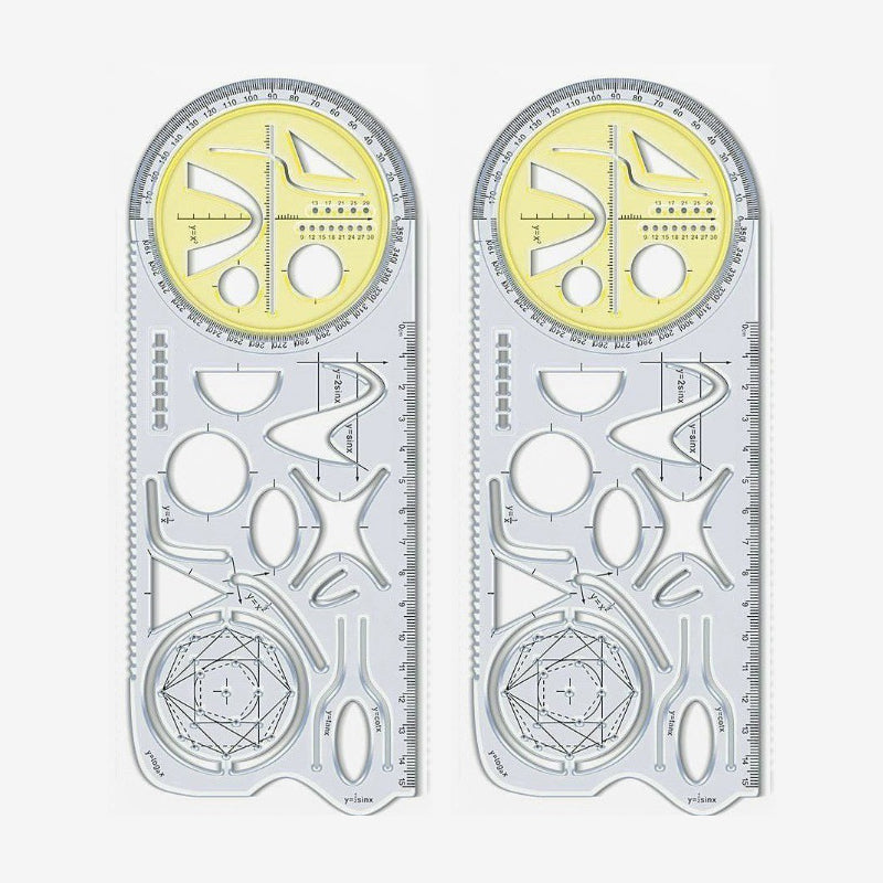 ✏️📐 Multifunktionales Geometrie-Zeichenlineal – Dein ✨🎯 präzises All-in-One-Werkzeug für Schule, Büro & Design!