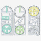 ✏️📐 Multifunktionales Geometrie-Zeichenlineal – Dein ✨🎯 präzises All-in-One-Werkzeug für Schule, Büro & Design!