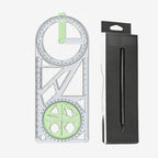 ✏️📐 Multifunktionales Geometrie-Zeichenlineal – Dein ✨🎯 präzises All-in-One-Werkzeug für Schule, Büro & Design!