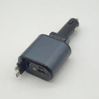 ⚡ ✨ Auto-Ladegerät mit Sternenhimmel-Projektion – 4-Port Schnellladung &amp; Romantischer Sterneneffekt für Ihr Fahrzeug! ✨