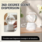 ✨🌲 Schneekugel-Diffusor mit Aromatherapie • Bis zu 12h Frische & natürliche Ruhe • Nachhaltige Materialien, langanhaltender Duft für Zuhause