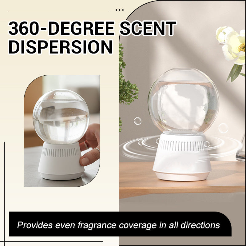 ✨🌲 Schneekugel-Diffusor mit Aromatherapie • Bis zu 12h Frische & natürliche Ruhe • Nachhaltige Materialien, langanhaltender Duft für Zuhause