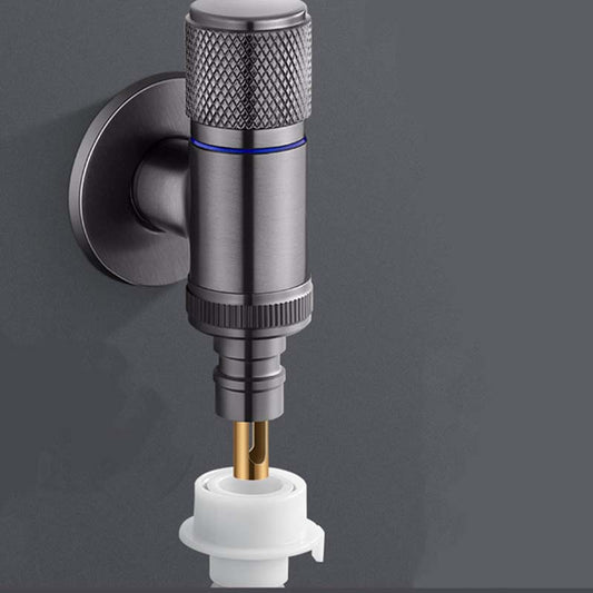 💦【Automatischer Schutz】Eck-Absperrhahn Edelstahl mit Wasseralarm-Stopp🔒 | Kompakt für Waschmaschine & Geschirrspüler