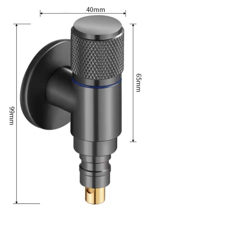 💦【Automatischer Schutz】Eck-Absperrhahn Edelstahl mit Wasseralarm-Stopp🔒 | Kompakt für Waschmaschine & Geschirrspüler